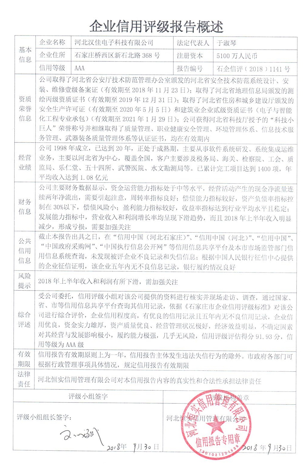 河北汉佳电子科技有限公司