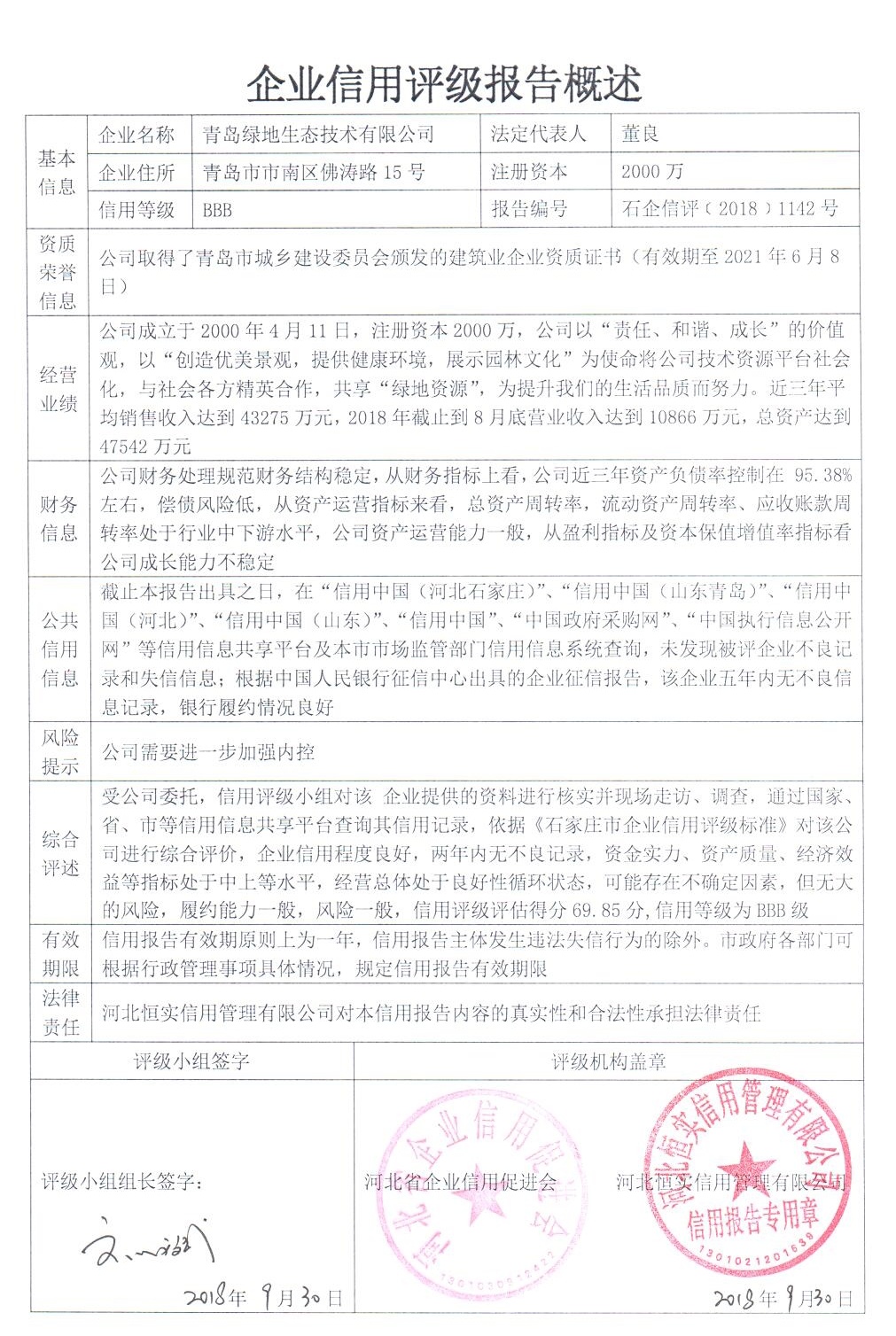 青岛绿地生态技术有限公司