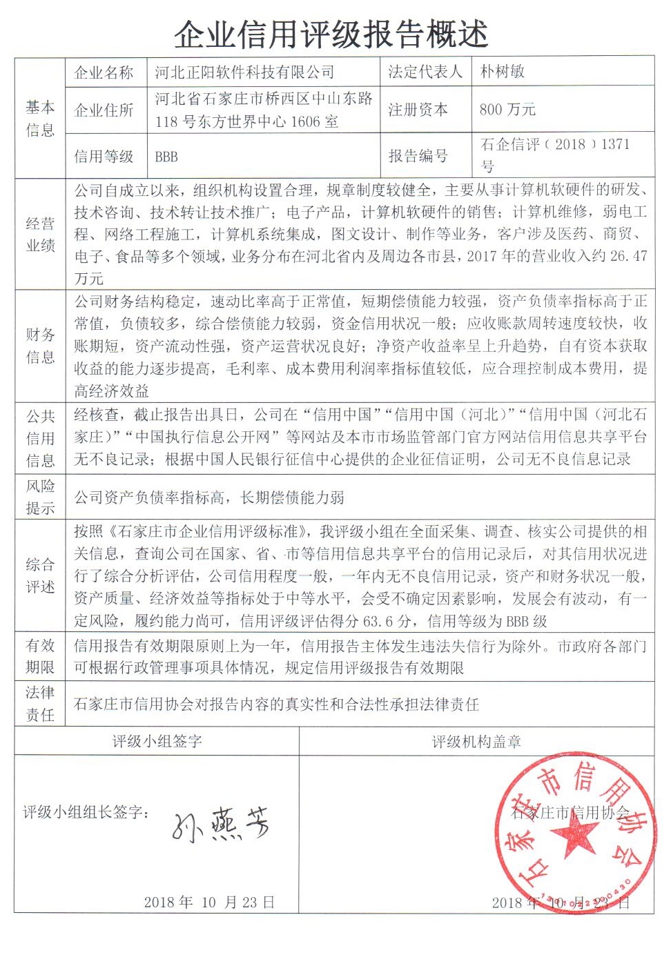 河北正阳软件科技有限公司