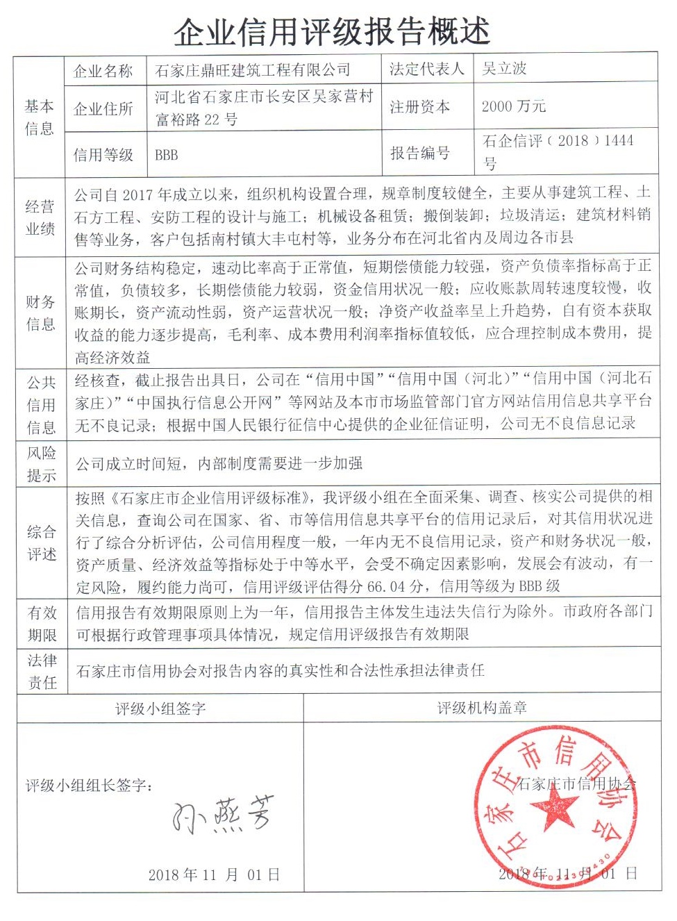 石家庄鼎旺建筑工程有限公司