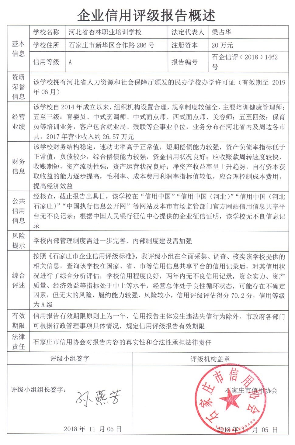 河北省杏林职业培训学校