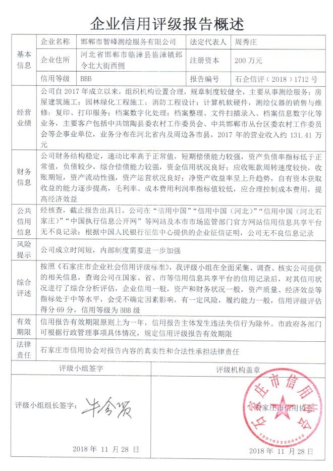 邯郸市智峰测绘服务有限公司