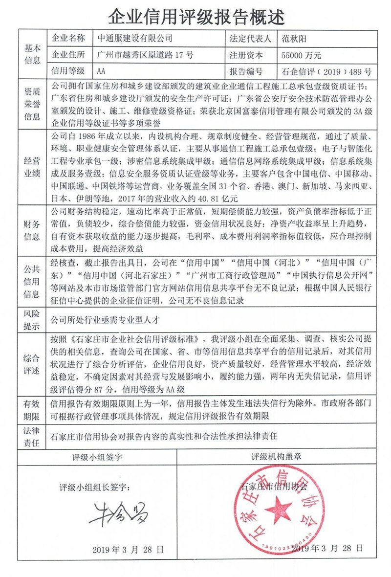 中通服建设有限公司