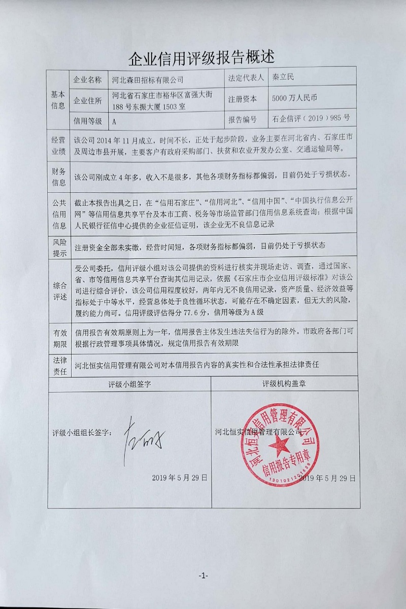河北森田招标有限公司