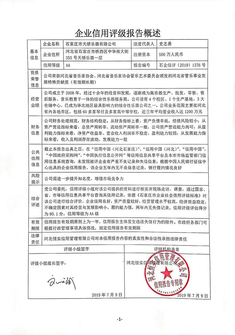 石家庄市天骄乐器有限公司
