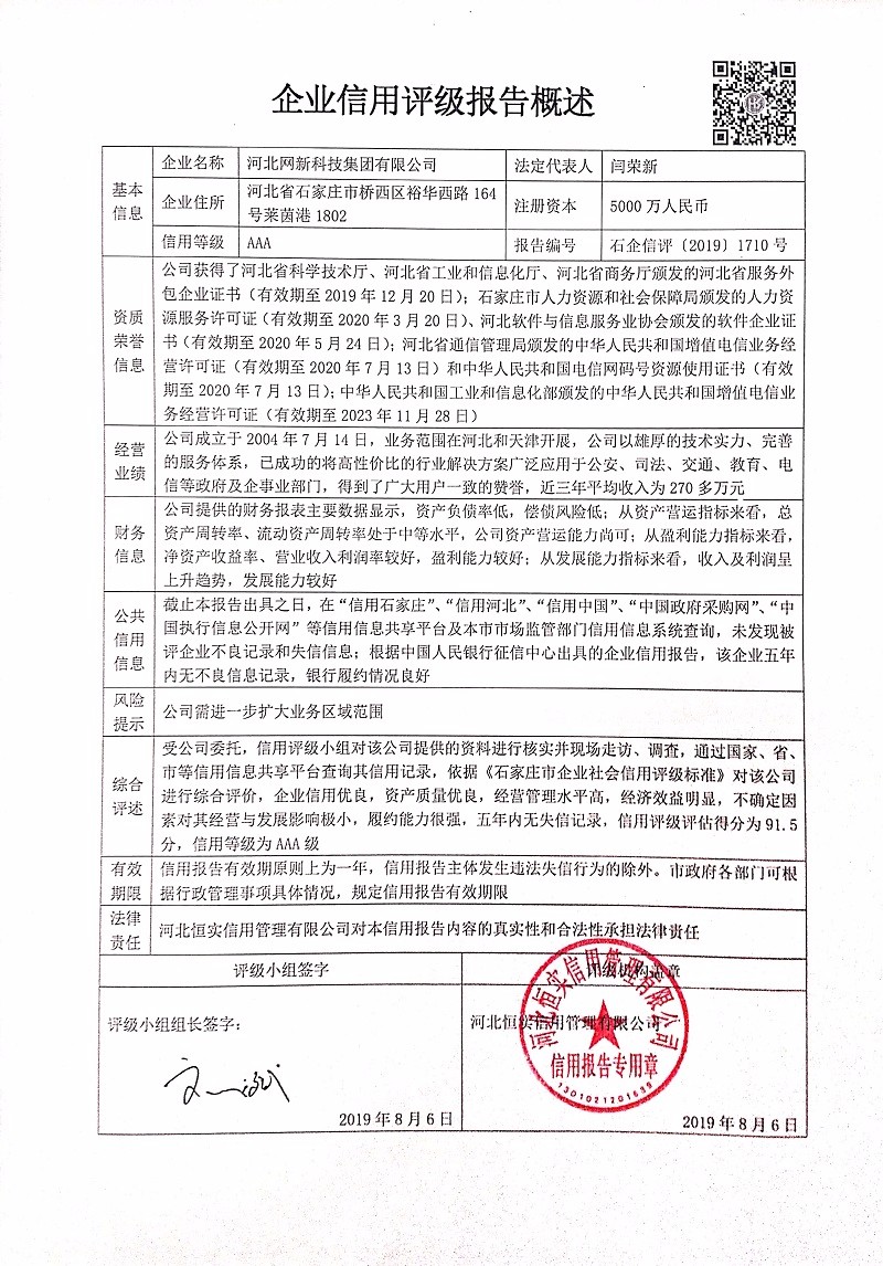 河北网新科技集团有限公司
