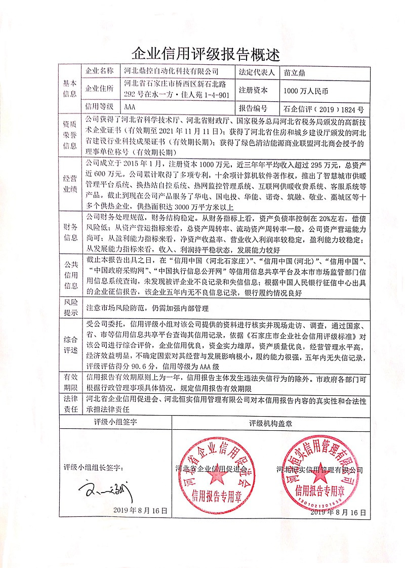 河北鼎控自动化科技有限公司