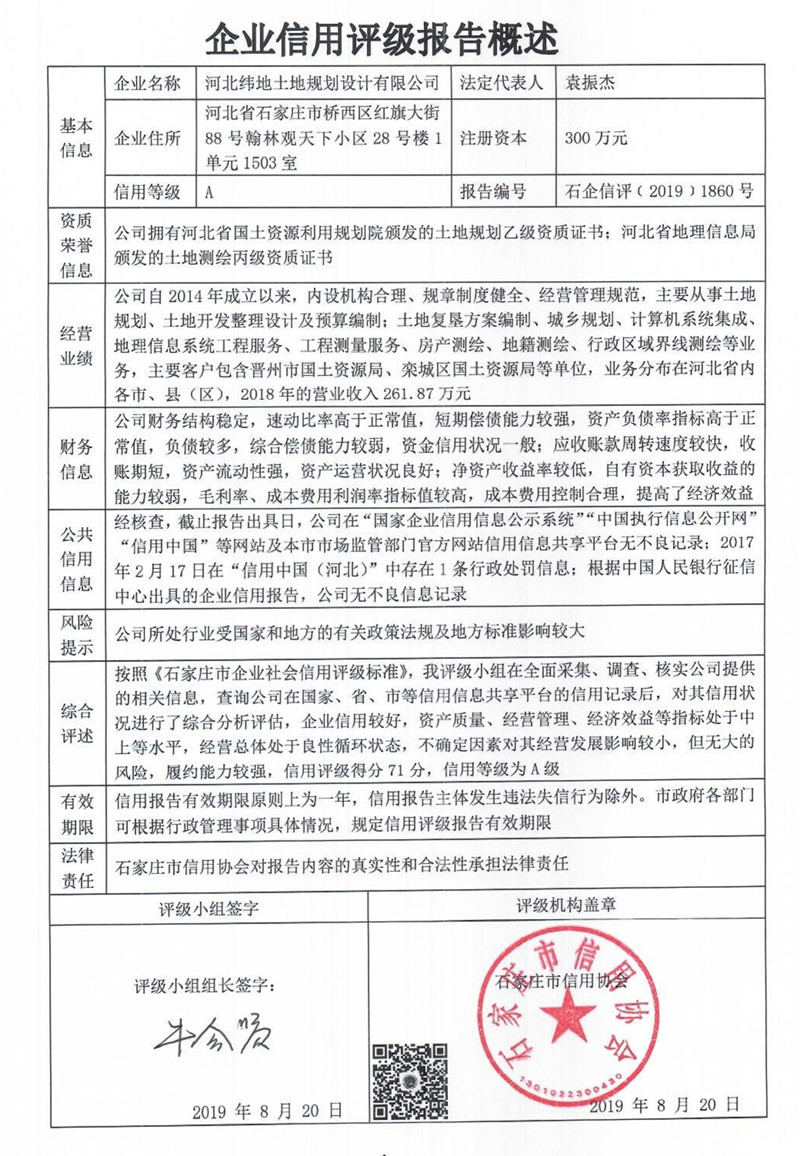 河北纬地土地规划设计有限公司