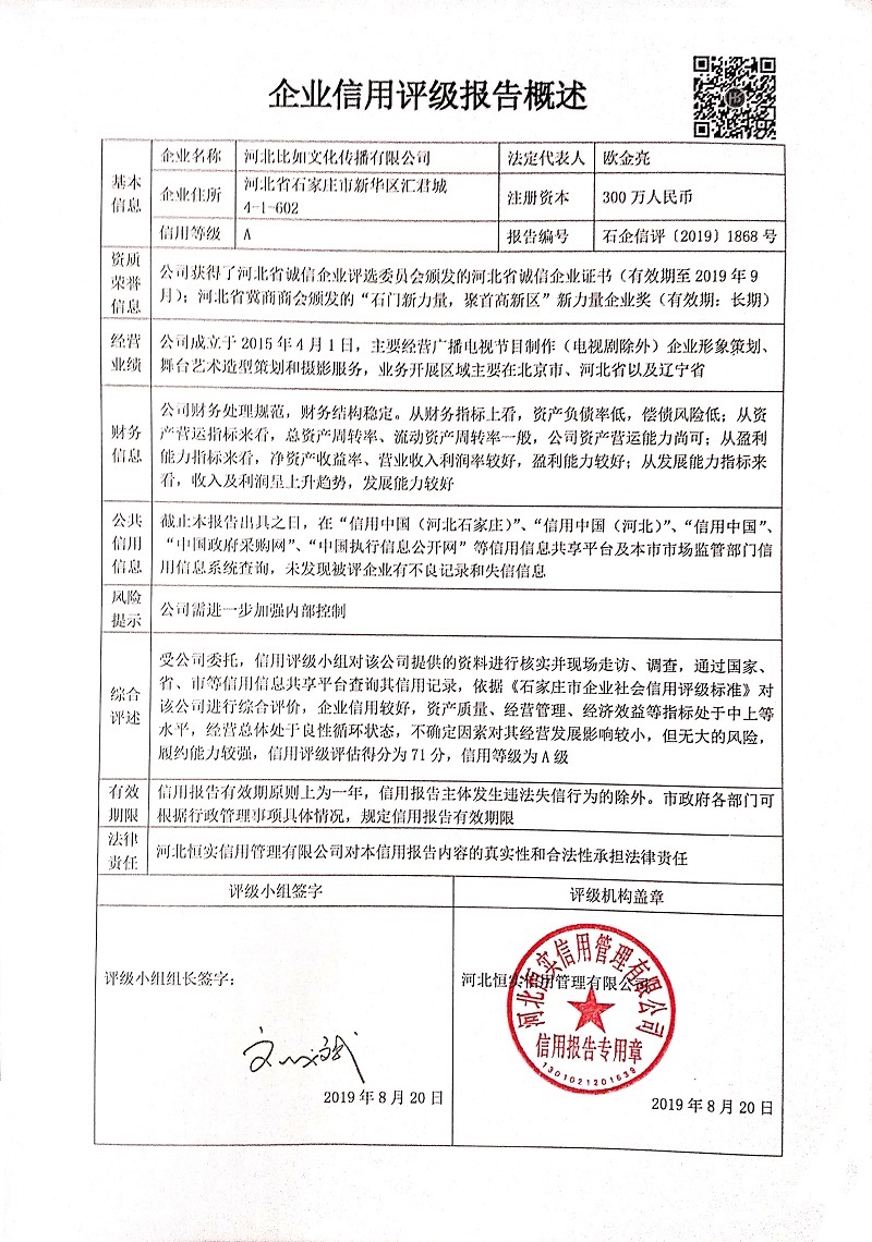 河北比如文化传播有限公司