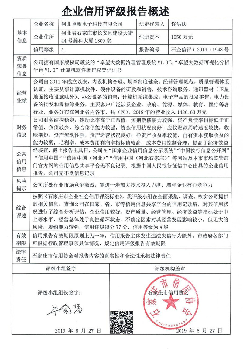 河北卓望电子科技有限公司