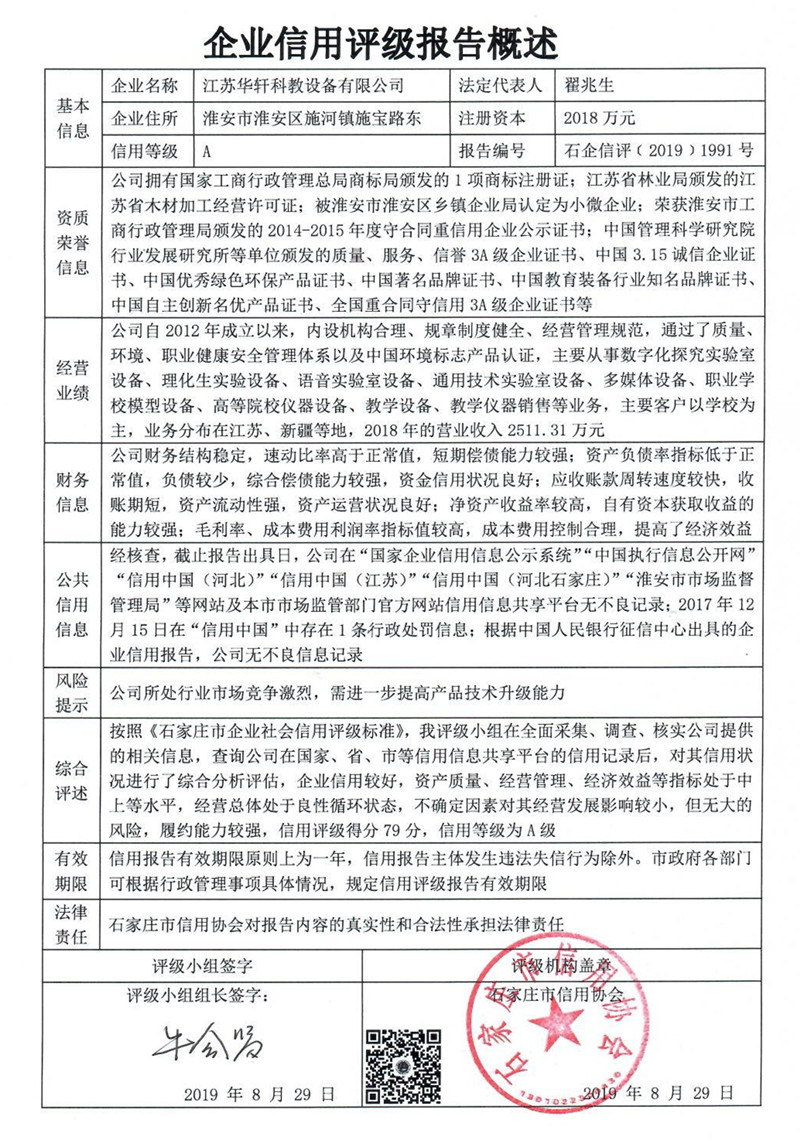 江苏华轩科教设备有限公司