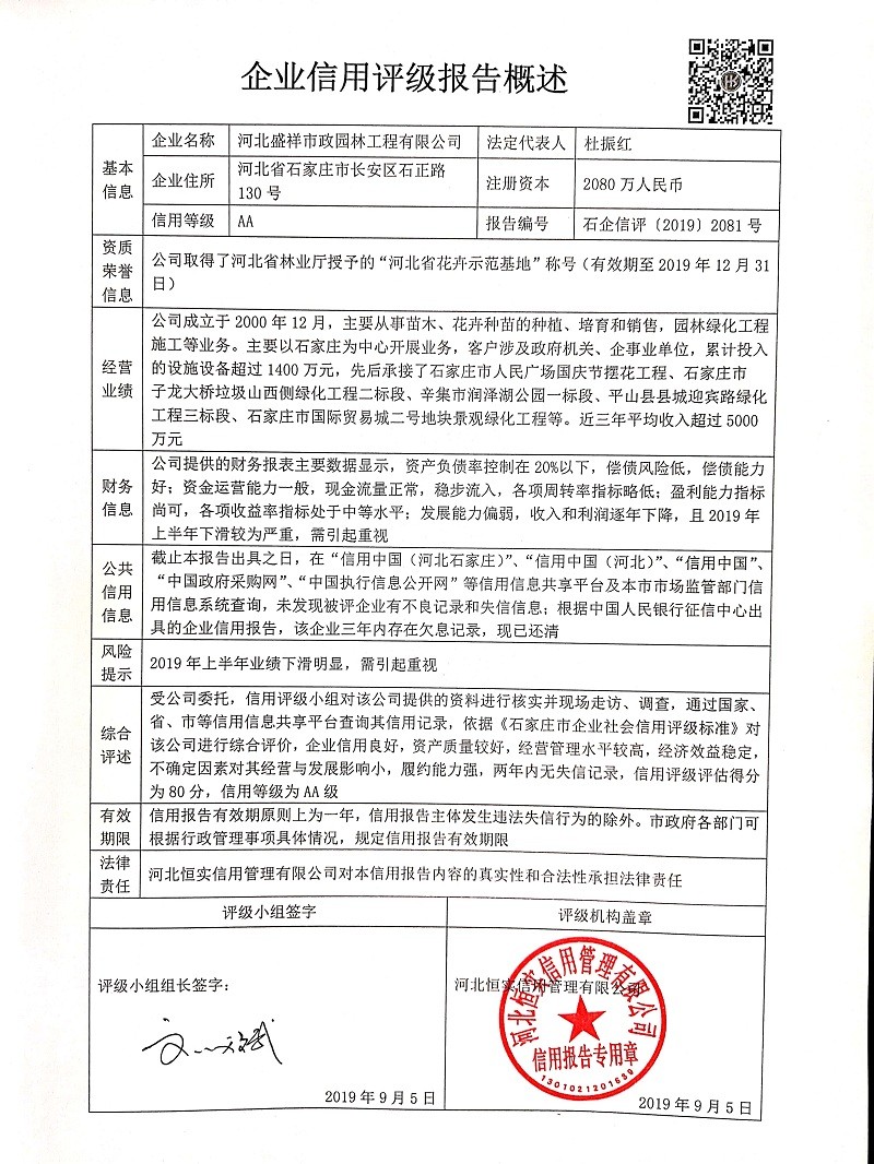 河北盛祥市政园林工程有限公司