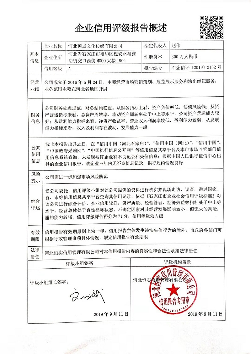 河北顶点文化传媒有限公司