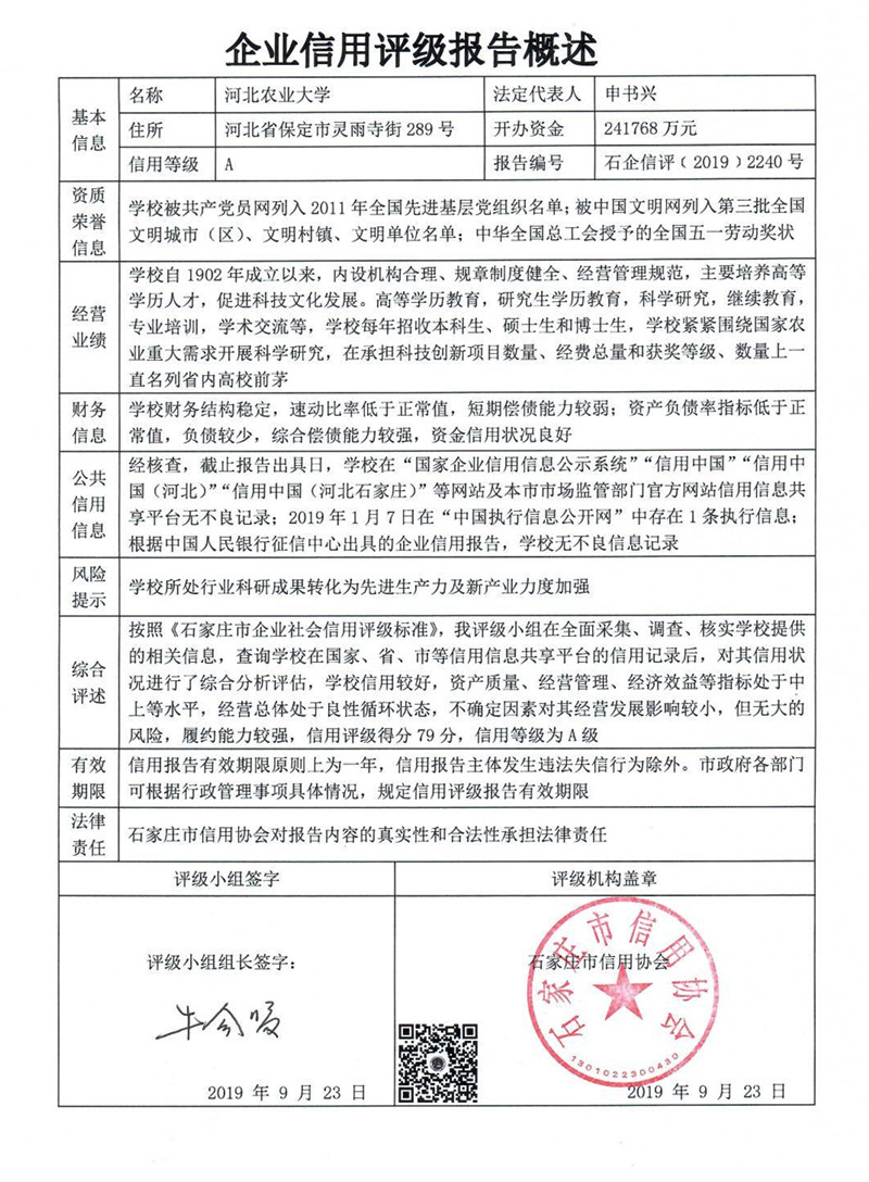 河北农业大学