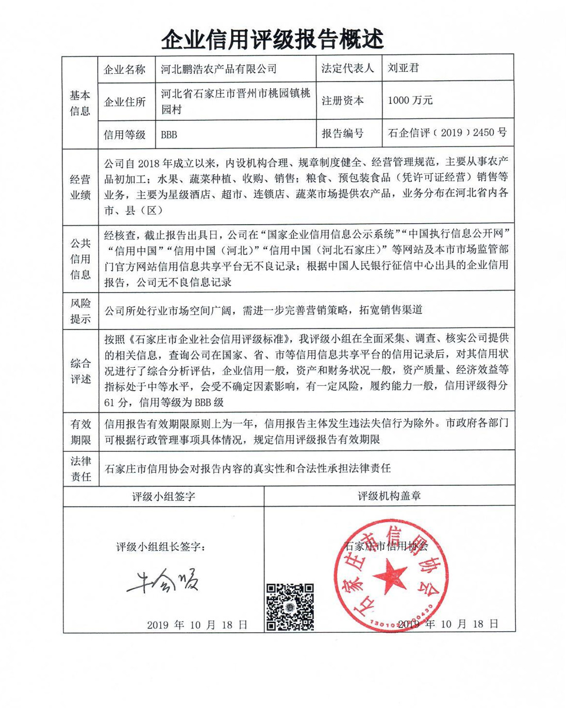 河北鹏浩农产品有限公司