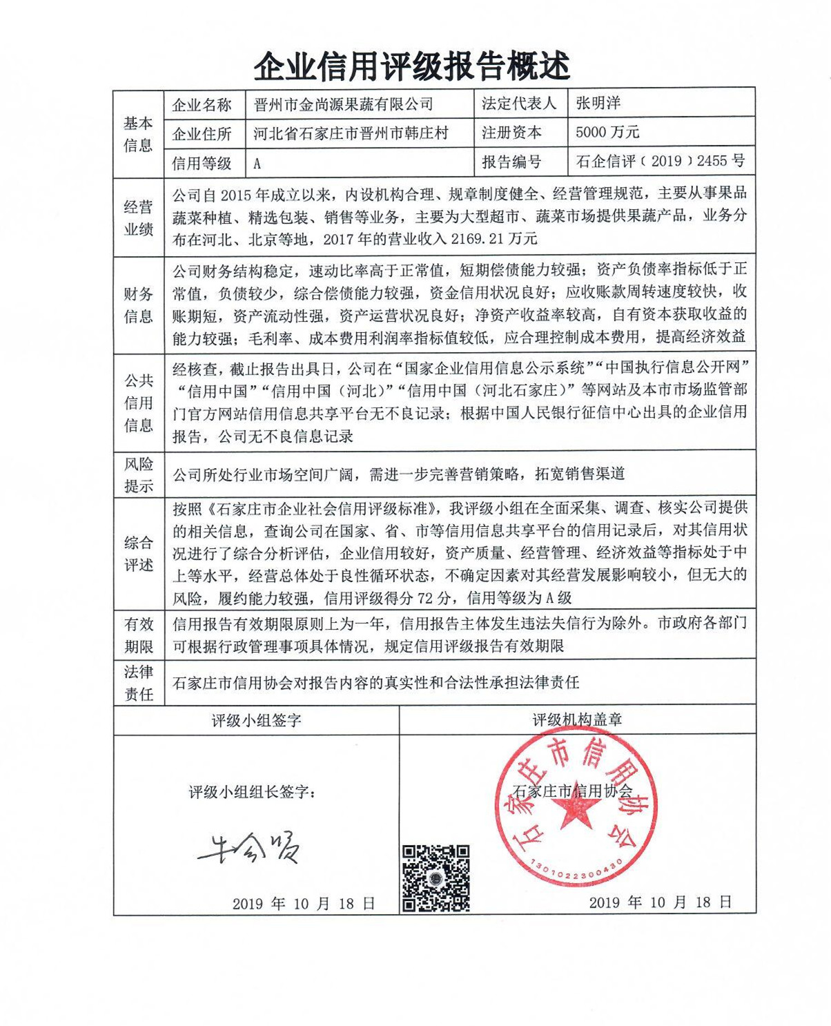 晋州市金尚源果蔬有限公司