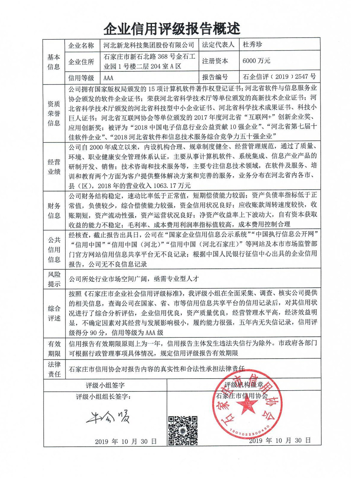 河北新龙科技集团股份有限公司