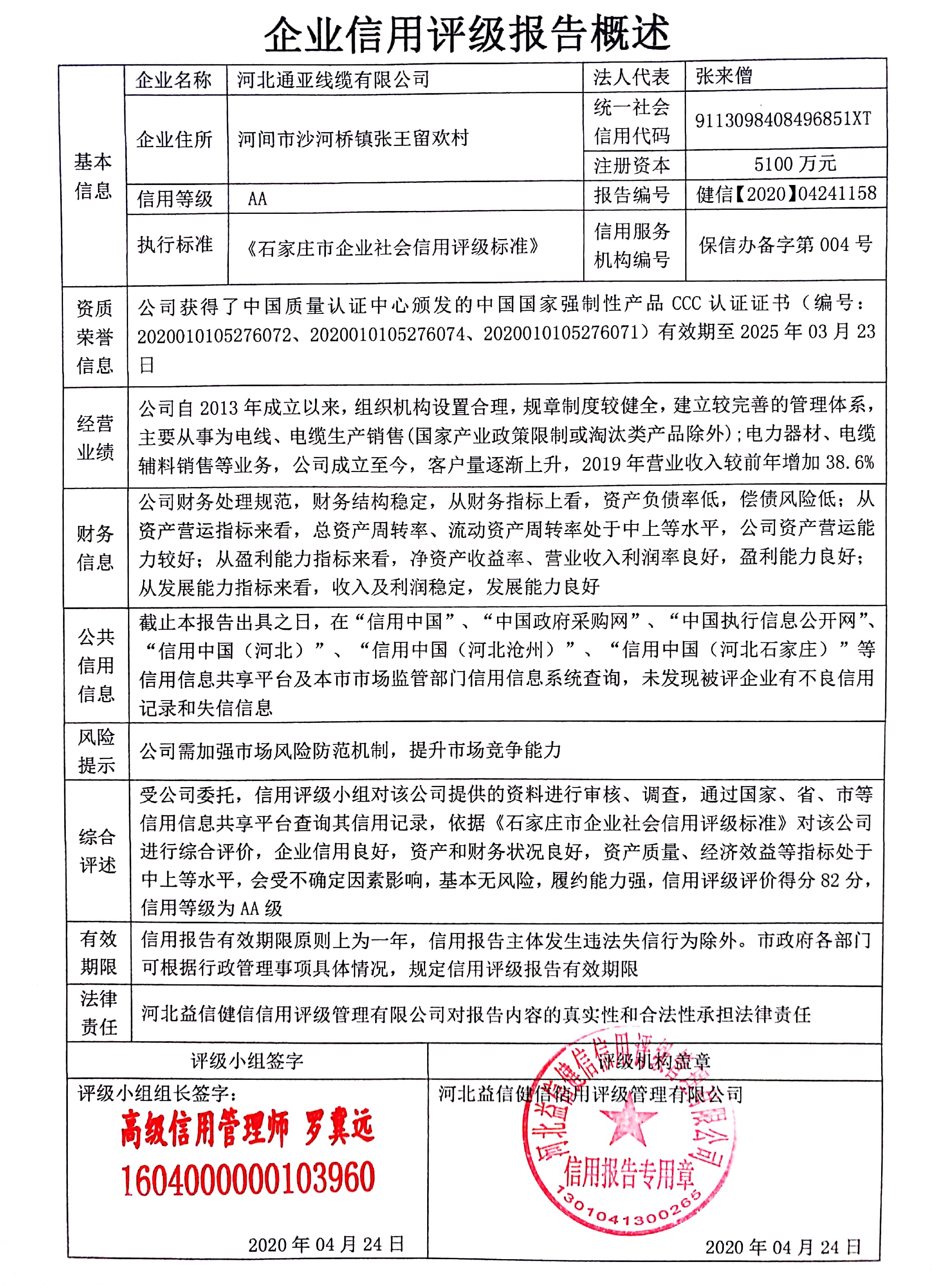 河北通亚线缆有限公司